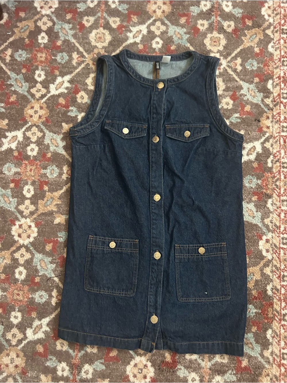 H&M Button Denim Dress